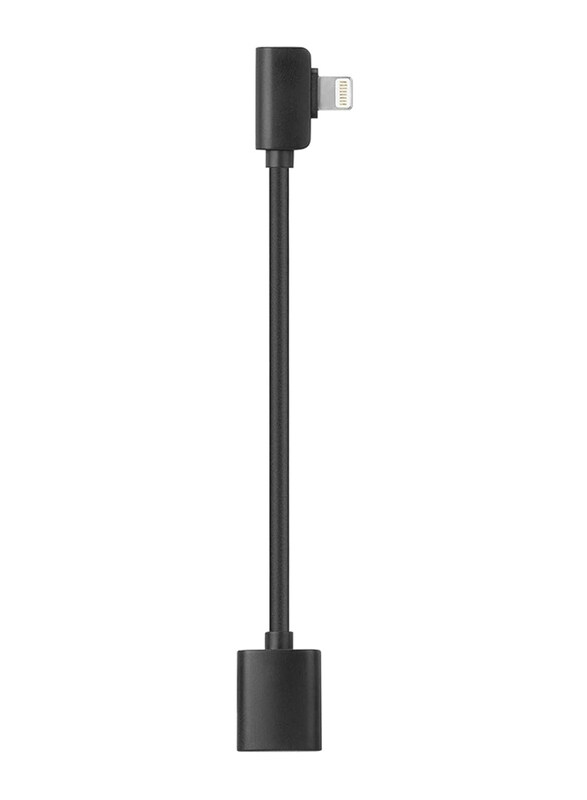 Saramonic Short Lightning Cable, Lightning Cable to 3.5 mm Jack, Right-Angle Connector for iPhones Mounted in Gimbals, Black
Saramonic Short Lightning Cable, Lightning Cable to 3.5 mm Jack, Right-Angle Connector for iPhones Mounted in Gimbals, Black