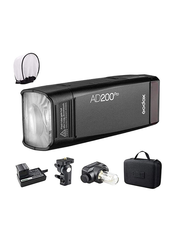 Canon Godox AD200Pro TTL Pocket Flash Kit for Nikon/Sony/Fujifilm/Olympus Cameras, Black
Canon Godox AD200Pro TTL Pocket Flash Kit for Nikon/Sony/Fujifilm/Olympus Cameras, Black