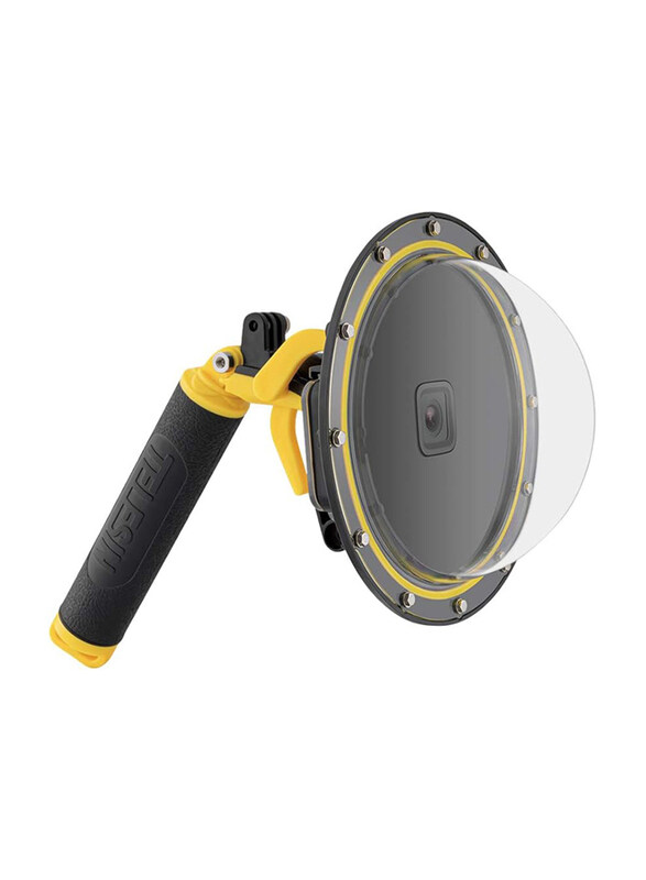 Telesin Underwater Dive Case Camera Lens Cover Protector Dome Port for GoPro 10/9, Yellow/Black
Telesin Underwater Dive Case Camera Lens Cover Protector Dome Port for GoPro 10/9, Yellow/Black