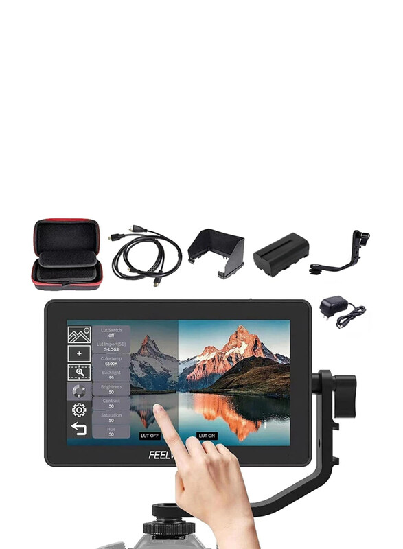 Multiple Feelworld F6 Plus Video Assist 4K 1920 x 1080 5.5 Inch 3D LUT Touch Screen IPS FHD Support HDMI Field Monitor on DSLR Camera, Black
Multiple Feelworld F6 Plus Video Assist 4K 1920 x 1080 5.5 Inch 3D LUT Touch Screen IPS FHD Support HDMI Field Monitor on DSLR Camera, Black