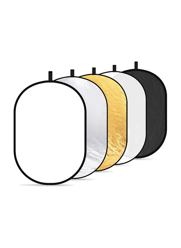 Multiple Neewer 5-in-1 Professional Foldable Multi Disc Oval Light Reflector, Multicolour
Multiple Neewer 5-in-1 Professional Foldable Multi Disc Oval Light Reflector, Multicolour