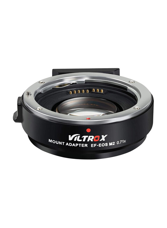 Viltrox EF-EOS M2 Lens Adapter for Canon EF Lens to EOS EF-M Mirrorless Camera M5 M6 M6 II M200 M50 II M10 M50 M100 AF, Black
Viltrox EF-EOS M2 Lens Adapter for Canon EF Lens to EOS EF-M Mirrorless Camera M5 M6 M6 II M200 M50 II M10 M50 M100 AF, Black