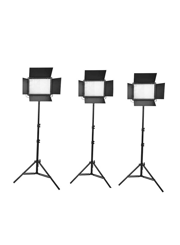 Generic NiceFoto KT-LED311 CRI 95 LED Video Light LED-880A 3 Light Kit, Black/White
Generic NiceFoto KT-LED311 CRI 95 LED Video Light LED-880A 3 Light Kit, Black/White