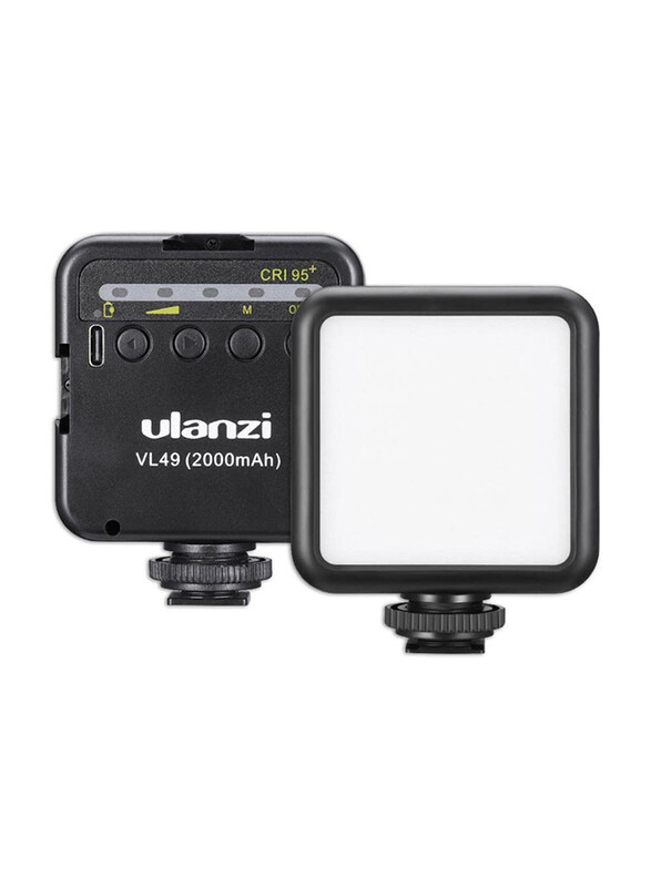 N/A Ulanzi VL49 2000mAh LED Video Light for DJI OSMO Mobile 3/Pocket Zhiyun/Smooth 4 Sony RX100 VII/Canon G7X Mark III A6400 6600/GoPro 8 7 6 5, Black
N/A Ulanzi VL49 2000mAh LED Video Light for DJI OSMO Mobile 3/Pocket Zhiyun/Smooth 4 Sony RX100 VII/Canon G7X Mark III A6400 6600/GoPro 8 7 6 5, Black