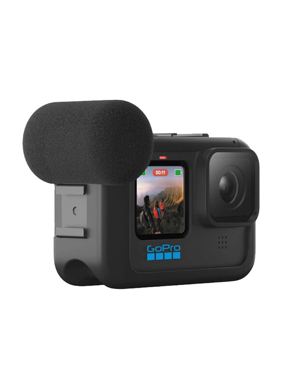 GoPro Media Mod with Removable Windscreen Vertical Mounting Buckle and Thumb Screw for Hero11/Hero10/Hero9, Black
GoPro Media Mod with Removable Windscreen Vertical Mounting Buckle and Thumb Screw for Hero11/Hero10/Hero9, Black