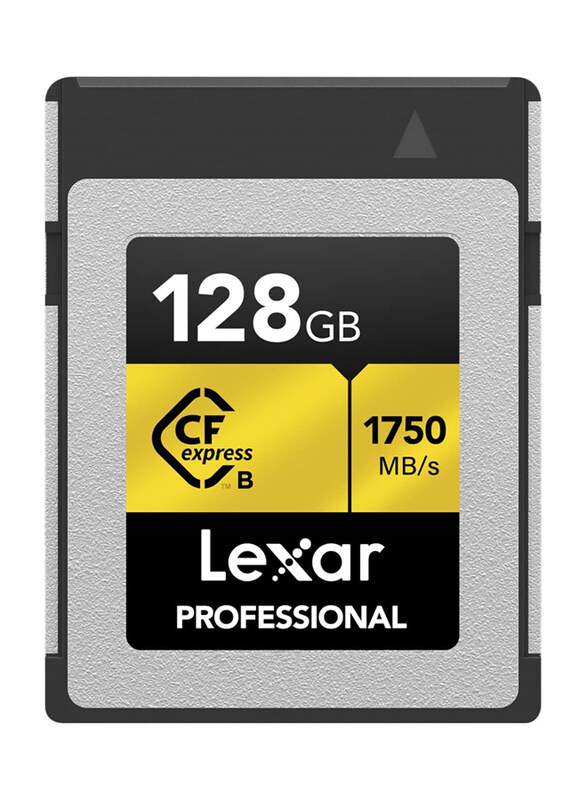 Lexar 128GB Professional Gold Series CFexpress Card, LCXEXPR128G-RNENG, Silver/Gold
Lexar 128GB Professional Gold Series CFexpress Card, LCXEXPR128G-RNENG, Silver/Gold