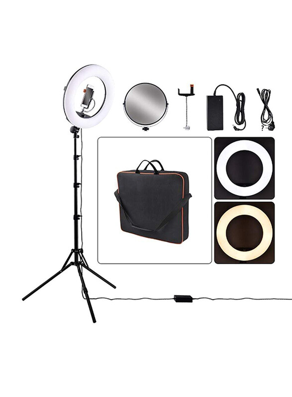 Haiyu Ring Light 18 Inch LED Ring Light Anchored Real-Time Transmission Beauty Fill Light, White
Haiyu Ring Light 18 Inch LED Ring Light Anchored Real-Time Transmission Beauty Fill Light, White