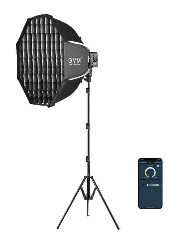 Multiple GVM Great Video Maker SD80D 80W LED Light Kit with Softbox, Bowens Mount, CRI97+, 2700K-7500K Color Temperature, APP Control, and Tripod Stand for Wed
Multiple GVM Great Video Maker SD80D 80W LED Light Kit with Softbox, Bowens Mount, CRI97+, 2700K-7500K Color Temperature, APP Control, and Tripod Stand for Wed