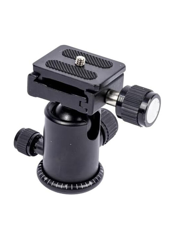 Generic Promage Professional Metal Ball Head, 360° Horizontal and Vertical Bubble Level for DSLR Cameras, DS005H, Black
Generic Promage Professional Metal Ball Head, 360° Horizontal and Vertical Bubble Level for DSLR Cameras, DS005H, Black