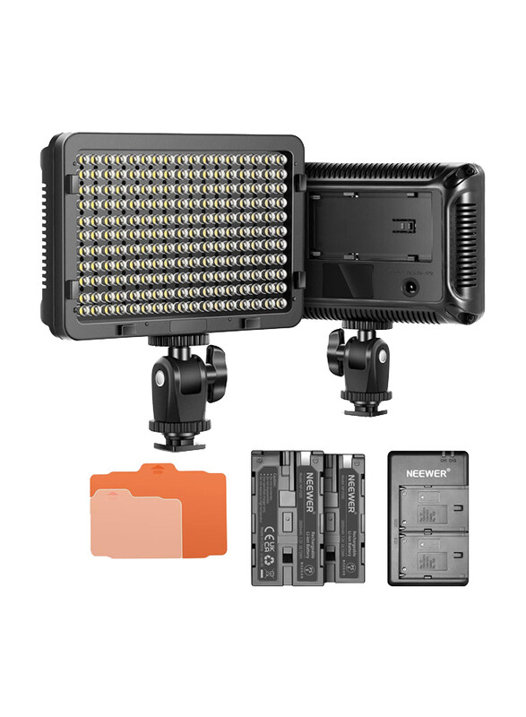 Generic Neewer 176-LED Dimmable Light Panel with 2 x 2600 mAh Lithium Battery, Black
Generic Neewer 176-LED Dimmable Light Panel with 2 x 2600 mAh Lithium Battery, Black