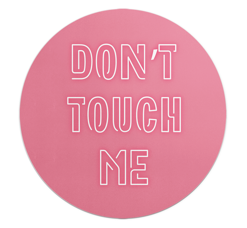 Loud Universe Dont Touch Me Pink Neon Girl Power 5mm Circle Round Thick Flexible Mouse Pad, Multicolor
Loud Universe Dont Touch Me Pink Neon Girl Power 5mm Circle Round Thick Flexible Mouse Pad, Multicolor