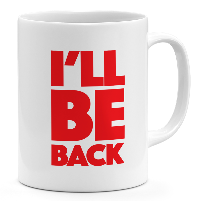 Loud Universe I will be back Terminator 11oz Coffee Mug Arnold Quote 11oz Ceramic Novelty Mug
Loud Universe I will be back Terminator 11oz Coffee Mug Arnold Quote 11oz Ceramic Novelty Mug