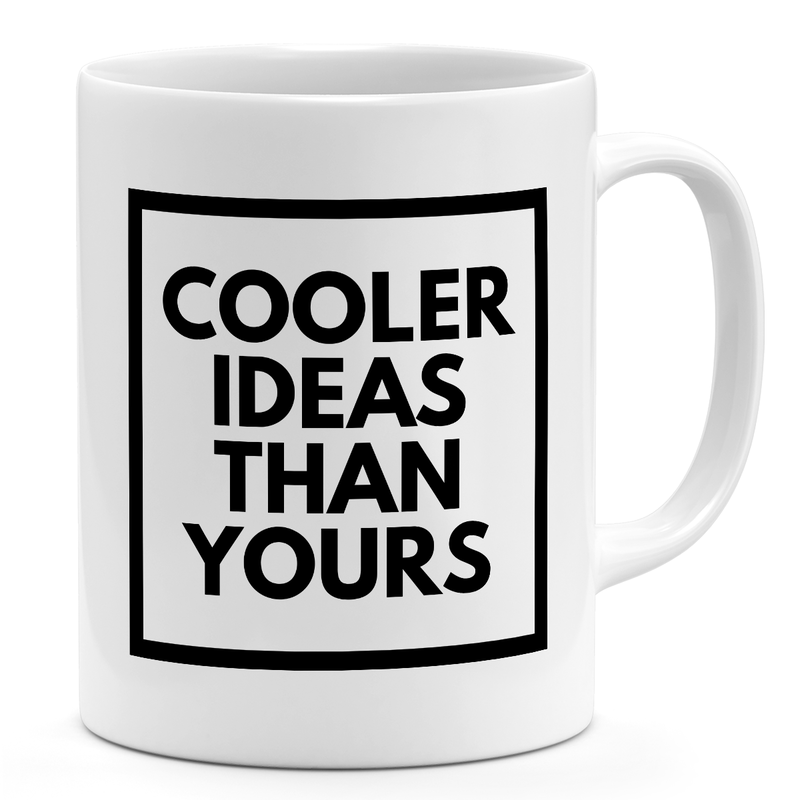 Loud Universe Funny Mug Cooler ideas than yours White ceramic mug 11oz Novelty coffee Mug
Loud Universe Funny Mug Cooler ideas than yours White ceramic mug 11oz Novelty coffee Mug