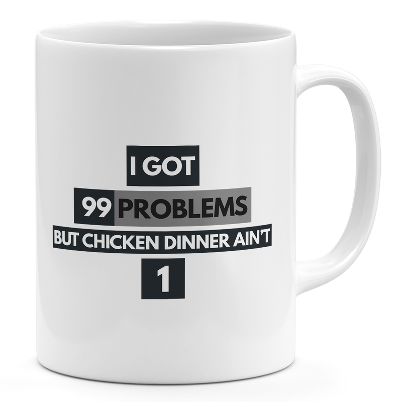 Loud Universe 99 Problems Chicken Dinner Fortnite 11oz Coffee Mug Ceramic Novelty Mug
Loud Universe 99 Problems Chicken Dinner Fortnite 11oz Coffee Mug Ceramic Novelty Mug