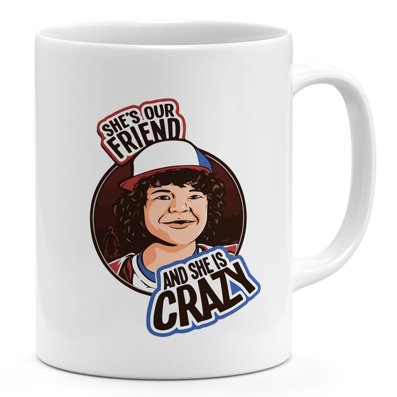 Loud Universe She is crazy Dustin 11oz Coffee Mug Stranger Things 11oz Ceramic Novelty Mug
Loud Universe She is crazy Dustin 11oz Coffee Mug Stranger Things 11oz Ceramic Novelty Mug
