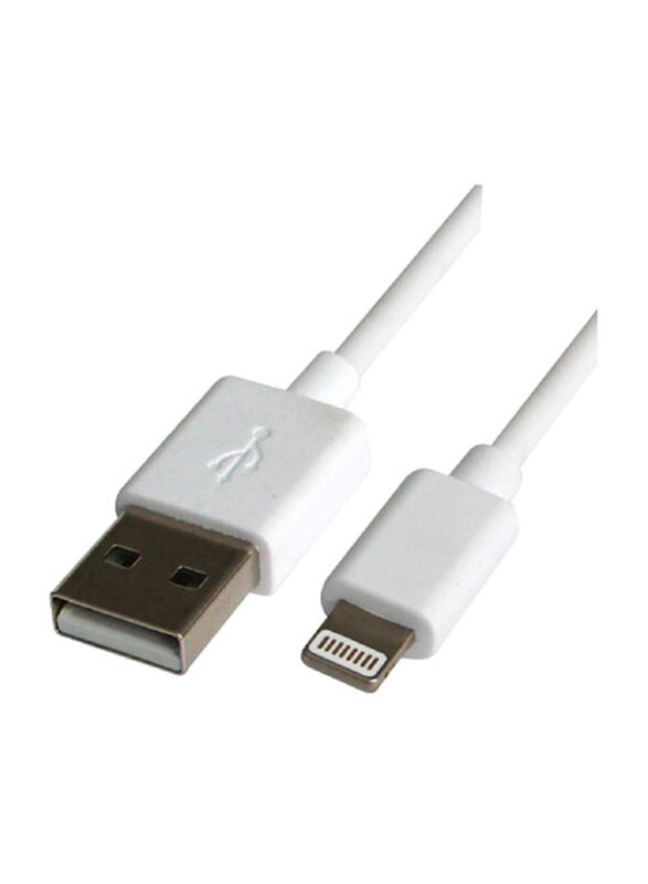 Geepas Sync & Charge Lightning Cable, USB A Male to Lightning for Apple Devices, GC1961, White
Geepas Sync & Charge Lightning Cable, USB A Male to Lightning for Apple Devices, GC1961, White