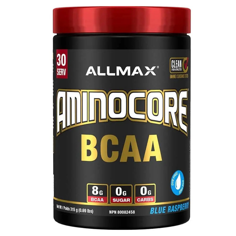 Allimax Allmax Amino Core BCAA Zero Sugar Zero Carb, Blue Raspberry, 30 Servings, 315g (160-145)
Allimax Allmax Amino Core BCAA Zero Sugar Zero Carb, Blue Raspberry, 30 Servings, 315g (160-145)