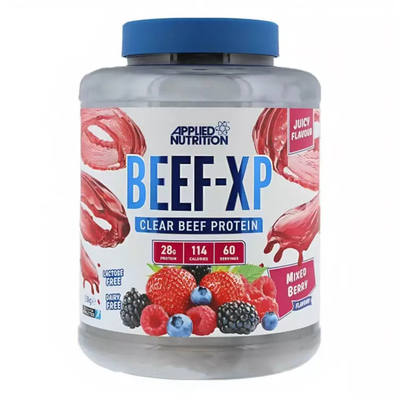 Applied Nutritiion APPLIED NUTRITION BEEF-XP Clear Beef Protein 60 Servings MIxed Berry 1.8kg
Applied Nutritiion APPLIED NUTRITION BEEF-XP Clear Beef Protein 60 Servings MIxed Berry 1.8kg