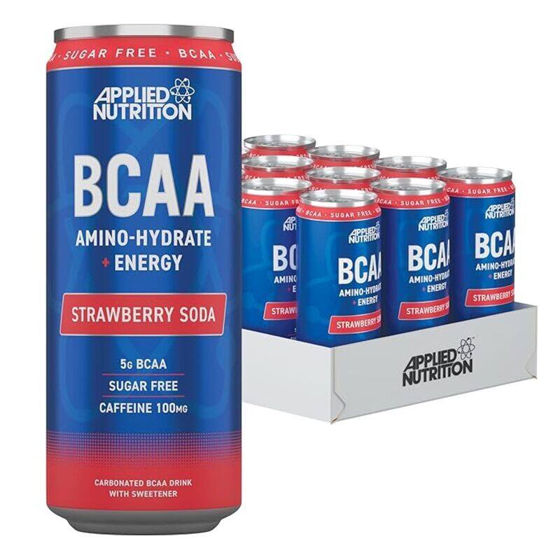 Applied Nutrition BCAA Amino Hydrate + Energy Drink Orange Burst 330ml Pack of 12
Applied Nutrition BCAA Amino Hydrate + Energy Drink Orange Burst 330ml Pack of 12