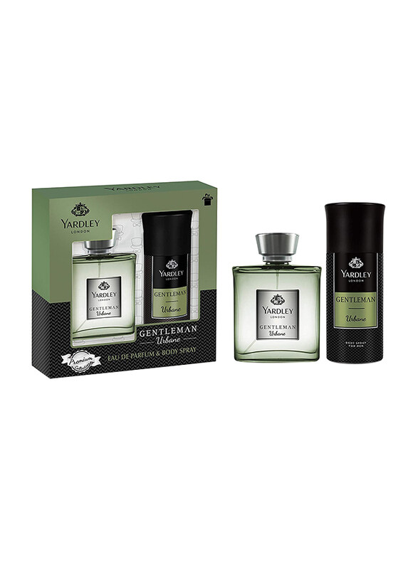 Yardley London 2-Piece Gentleman Urbane Perfumed Gift Set for Men, 100ml EDP Perfume, 150ml Body Spray
Yardley London 2-Piece Gentleman Urbane Perfumed Gift Set for Men, 100ml EDP Perfume, 150ml Body Spray