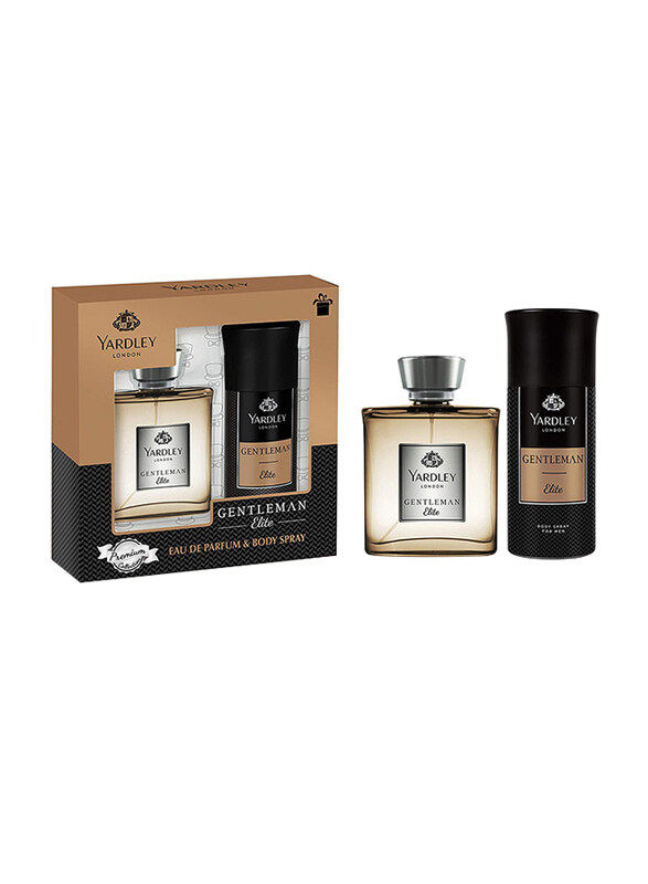 Yardley London 2-Piece Gentleman Gift Set for Men, 100ml Elite EDT Perfume, 150ml Body Spray
Yardley London 2-Piece Gentleman Gift Set for Men, 100ml Elite EDT Perfume, 150ml Body Spray