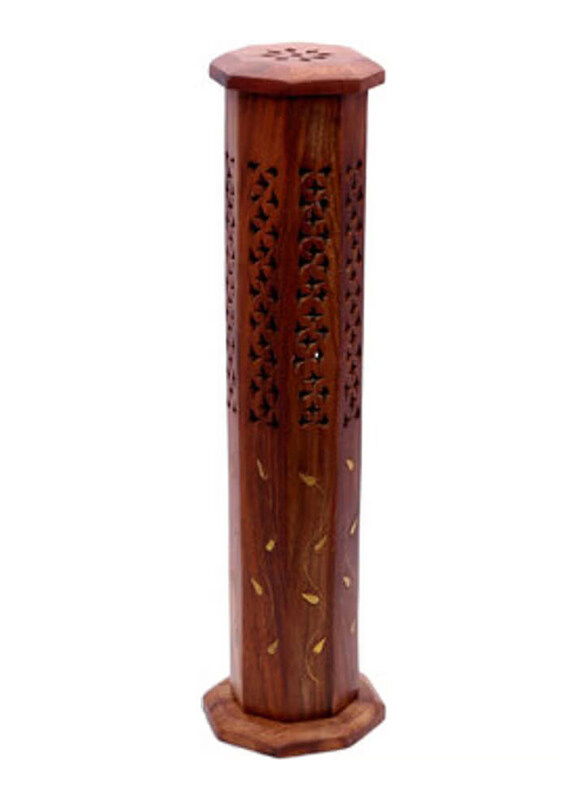 Generic Golden Kraft Wooden and Brass Agarbati Holder Stand, 30.5 x 69 x 7.6cm, Brown
Generic Golden Kraft Wooden and Brass Agarbati Holder Stand, 30.5 x 69 x 7.6cm, Brown