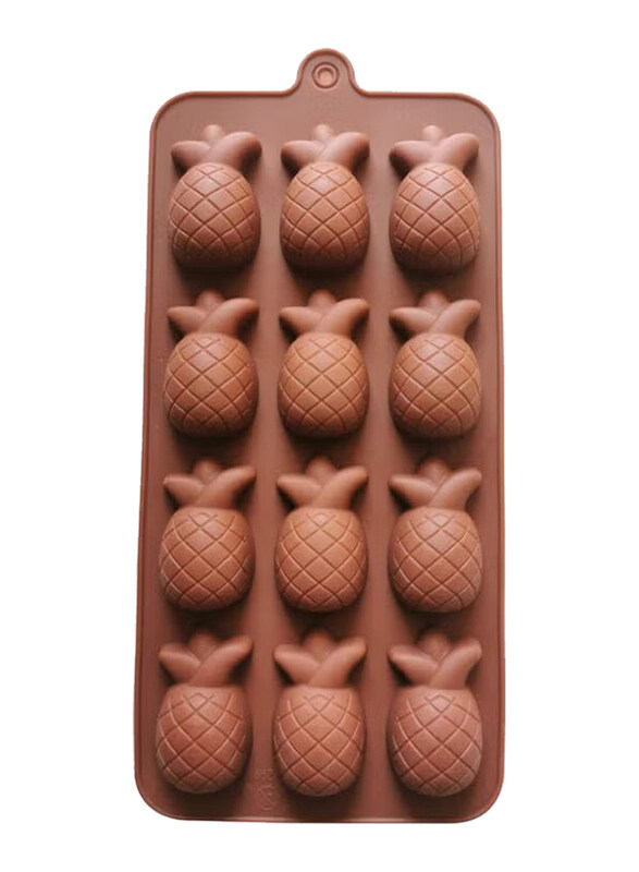 Generic 12-Cavity 3D Pineapple Shaped Silicone Mould, MSCE-5500, 12x22cm, Brown
Generic 12-Cavity 3D Pineapple Shaped Silicone Mould, MSCE-5500, 12x22cm, Brown
