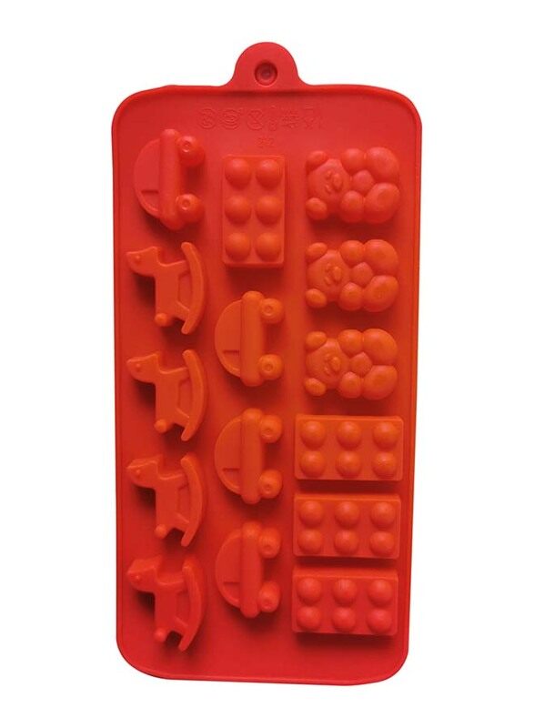 Generic 20cm 15-Cavity Silicone Chocolate Multiple Shapes Baking Mould, 20 x 10.5cm, Red
Generic 20cm 15-Cavity Silicone Chocolate Multiple Shapes Baking Mould, 20 x 10.5cm, Red