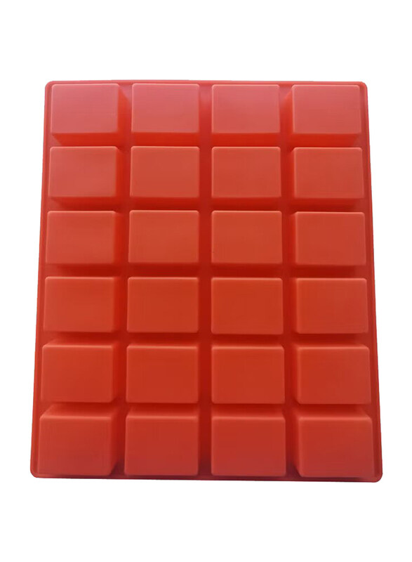 Generic 24-Mini Square Design Ice Cube Maker Chocolate Pudding Mould, EMLC56, 24x20cm, Red
Generic 24-Mini Square Design Ice Cube Maker Chocolate Pudding Mould, EMLC56, 24x20cm, Red