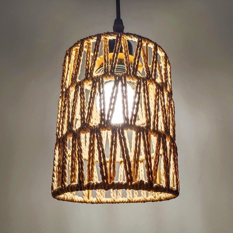 25 Home Decor Hand Woven Rattan Cage Pendant Light Cover With Aesthetic Design (Size 12*15CM)
25 Home Decor Hand Woven Rattan Cage Pendant Light Cover With Aesthetic Design (Size 12*15CM)
