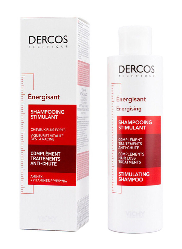 Vichy Dercos Energising & Stimulating Shampoo with Aminexil for Anti Hairfall, 200ml
Vichy Dercos Energising & Stimulating Shampoo with Aminexil for Anti Hairfall, 200ml