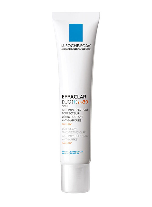 La Roche Posay Effaclar Duo+ SPF30 Anti-Mark Corrective Unclogging Care Cream, 40ml
La Roche Posay Effaclar Duo+ SPF30 Anti-Mark Corrective Unclogging Care Cream, 40ml