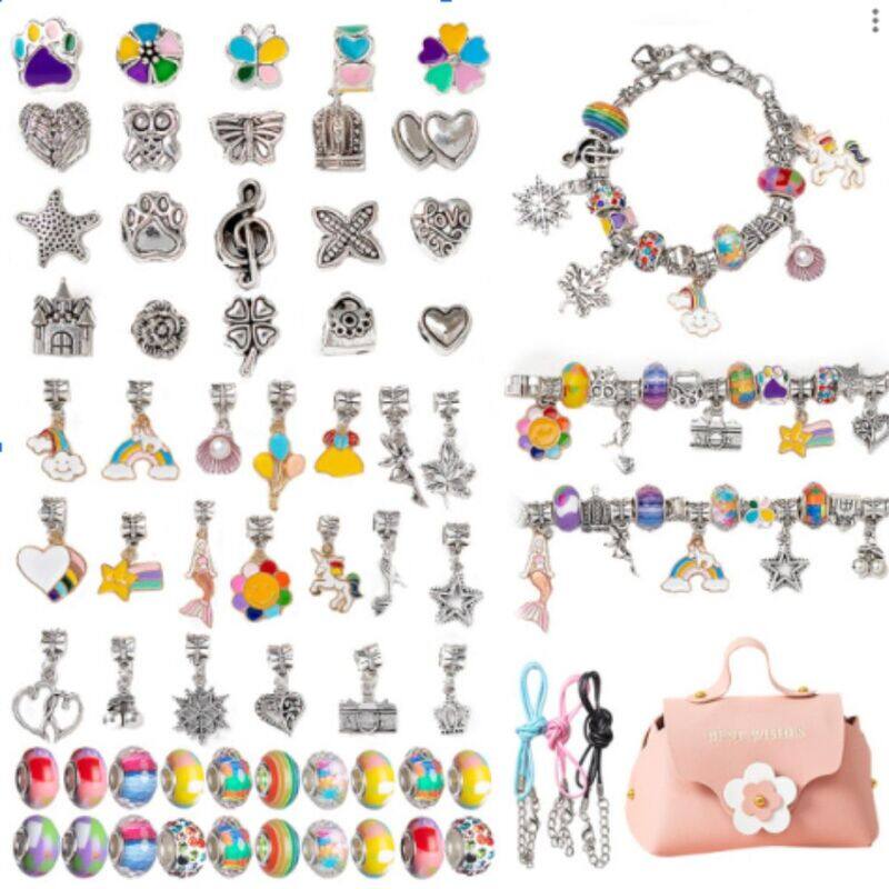 Kidwala FITTO Bracelet- Making Supplies Set - DIY Jewelry with Beads, Charms, and Strings with Bag
Kidwala FITTO Bracelet- Making Supplies Set - DIY Jewelry with Beads, Charms, and Strings with Bag