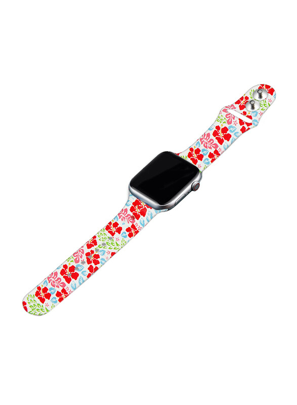 Kidwala Soft Silicone Rose Flower Pattern Watch Band for Apple Watch 38mm/40mm, Red/White
Kidwala Soft Silicone Rose Flower Pattern Watch Band for Apple Watch 38mm/40mm, Red/White