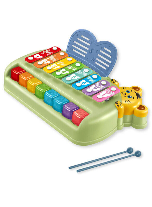 Kidwala FITTO Musical Tiger Piano and Xylophone Toy with Piano Keyboard and Lights, Green
Kidwala FITTO Musical Tiger Piano and Xylophone Toy with Piano Keyboard and Lights, Green