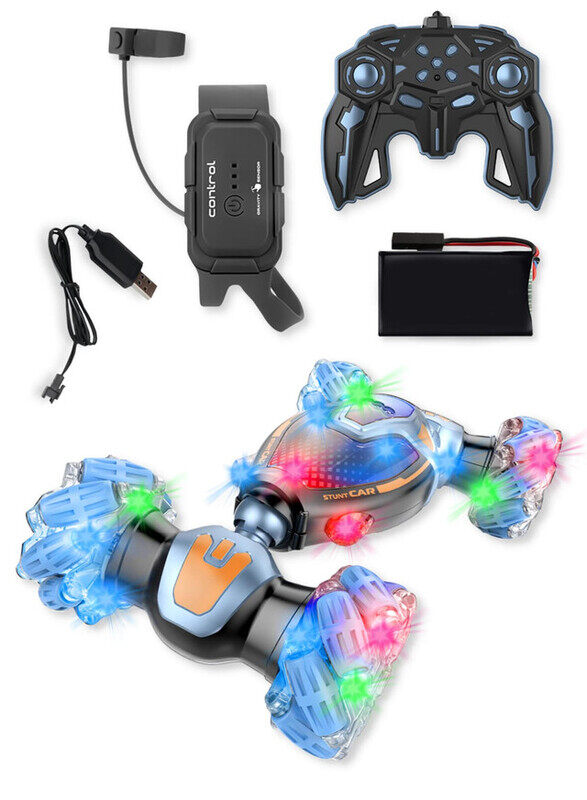 Kidwala FITTO Gesture Control RC Car for kids, Dual transform mode, 2.4GHz remote control, Double Sided Rotating Offroad Crawler 360° Flips with Lighting Whee
Kidwala FITTO Gesture Control RC Car for kids, Dual transform mode, 2.4GHz remote control, Double Sided Rotating Offroad Crawler 360° Flips with Lighting Whee