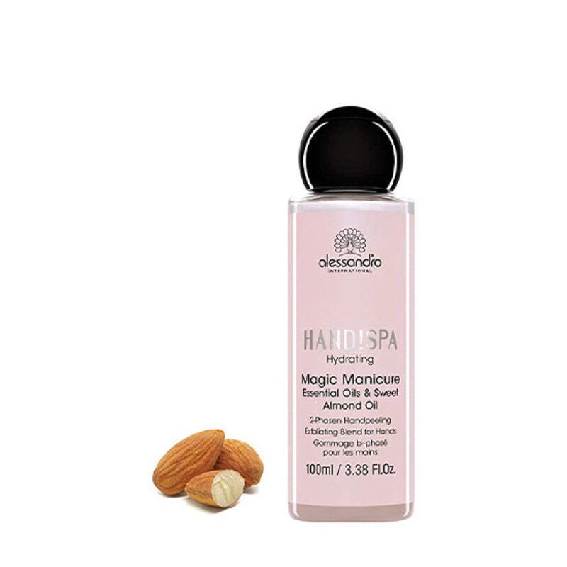 Alessandro Hand! Spa Hydrating Magic Manicure Essential & Sweet Almond Oil, 100ml
Alessandro Hand! Spa Hydrating Magic Manicure Essential & Sweet Almond Oil, 100ml