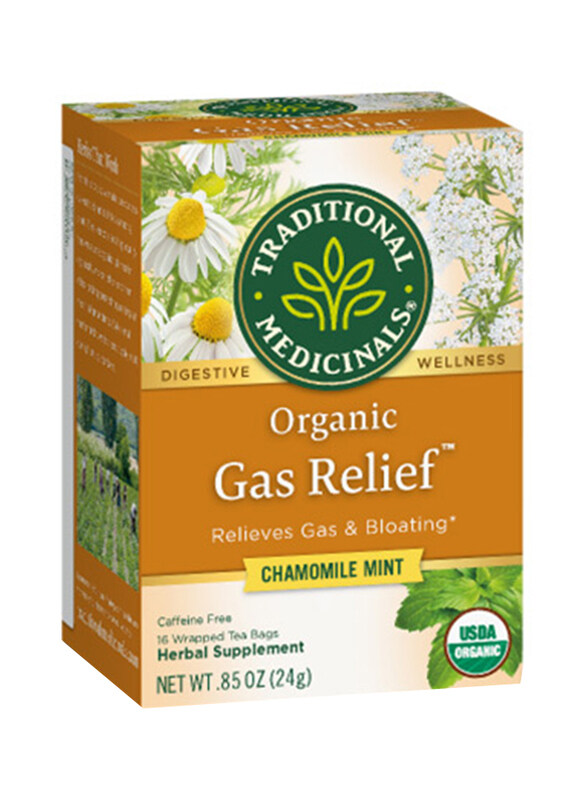 Drinks Traditional Medicinals Traditional Medicinals Gas Relief Herbal Tea, 16 Tea Bags
Drinks Traditional Medicinals Traditional Medicinals Gas Relief Herbal Tea, 16 Tea Bags