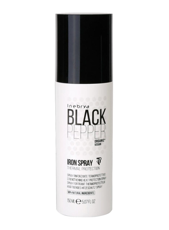 Inebrya Black Pepper Strengthening Heat Protection Iron Spray for All Hair Types, 150ml
Inebrya Black Pepper Strengthening Heat Protection Iron Spray for All Hair Types, 150ml