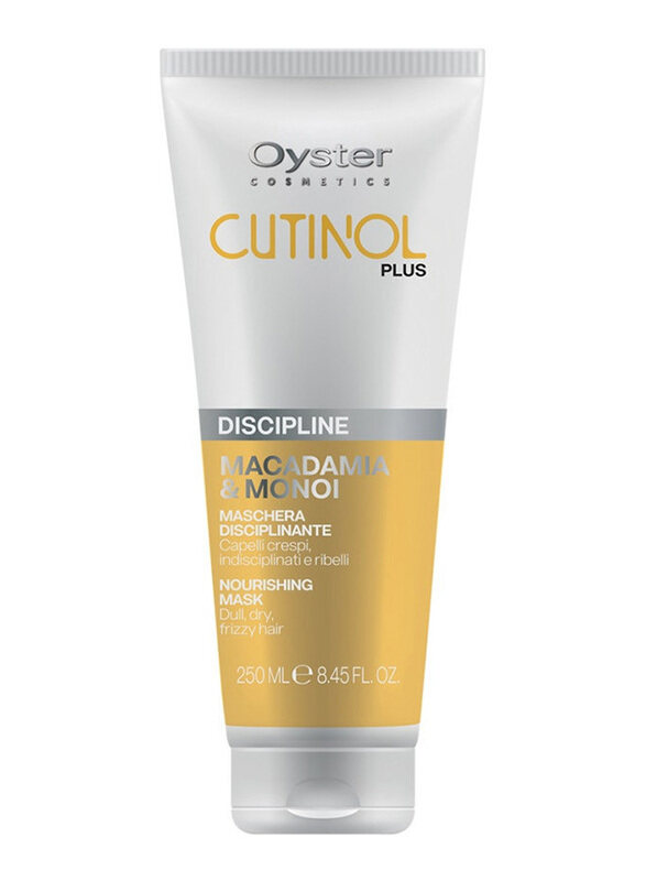Oyster Cosmetics Cutinol Plus Macadamia & Monol Frizzy Rebellious Unruly Hair Mask for Dry Hair, 250ml
Oyster Cosmetics Cutinol Plus Macadamia & Monol Frizzy Rebellious Unruly Hair Mask for Dry Hair, 250ml