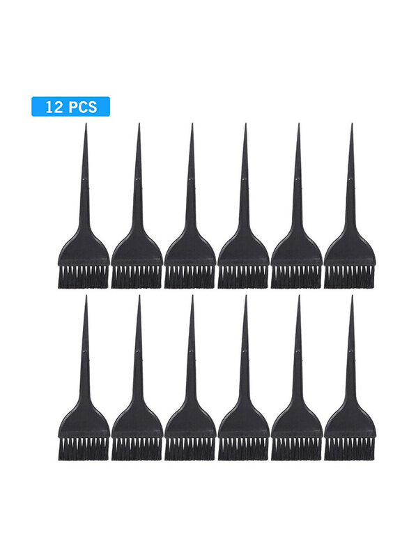 Generic Tint Applicator Highlight Dying Brush Kit, 20.5 x 0.5 x 6 cm, 12 Pieces, Black
Generic Tint Applicator Highlight Dying Brush Kit, 20.5 x 0.5 x 6 cm, 12 Pieces, Black