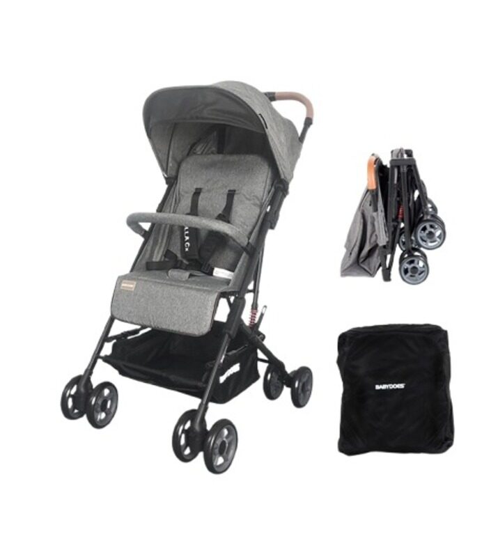 BABYDOES OLLA CX - Baby Stroller, 5-Point Harness, One-Hand Fold, Shock Absorbing Wheels, Air Travel Cabin, 0-4 Years (Up to 20 kg) - Grey
BABYDOES OLLA CX - Baby Stroller, 5-Point Harness, One-Hand Fold, Shock Absorbing Wheels, Air Travel Cabin, 0-4 Years (Up to 20 kg) - Grey