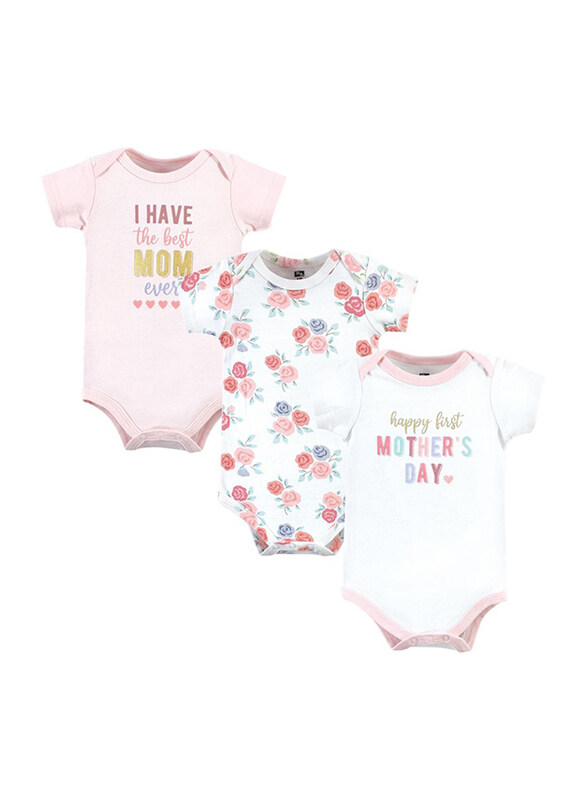Hudson Baby Mom Short Sleeve Bodysuit Set for Baby Girls, 3 Pieces, 6-9 Months, Multicolour
Hudson Baby Mom Short Sleeve Bodysuit Set for Baby Girls, 3 Pieces, 6-9 Months, Multicolour