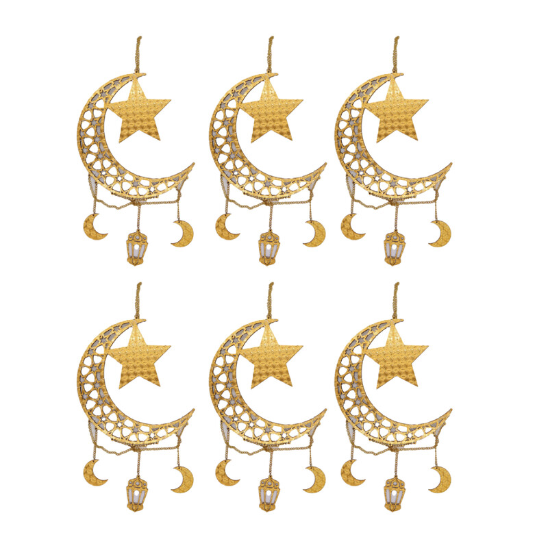 Yuwell 6 Pcs Ramadan Decorations Crescent Moon Star Wind Light Pendants Indoor And Outdoor Decorations For Eid And Ramadan Decoration Hanging Ramadan Moon An
Yuwell 6 Pcs Ramadan Decorations Crescent Moon Star Wind Light Pendants Indoor And Outdoor Decorations For Eid And Ramadan Decoration Hanging Ramadan Moon An