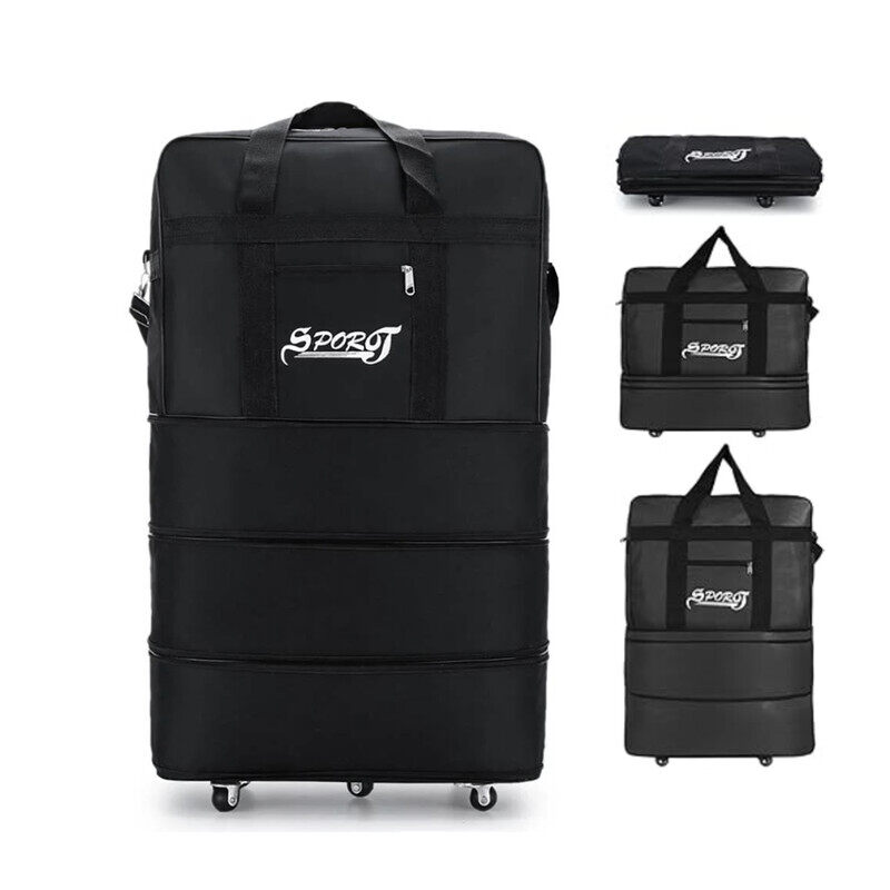 Yuwell Travel Bag Luggage Trolley Bag Expandable Rolling Duffle Bag 3 Layers Space 5 Wheels Luggage Bag Foldable Suitcase For Multipurpose Use For Unisex 87X
Yuwell Travel Bag Luggage Trolley Bag Expandable Rolling Duffle Bag 3 Layers Space 5 Wheels Luggage Bag Foldable Suitcase For Multipurpose Use For Unisex 87X