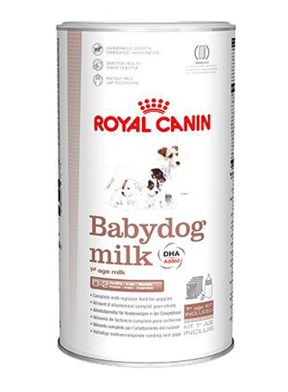 Royal Canin Baby Dog Instant Milk Powder with DHA for All Breeds, 0-2 Months, 400g
Royal Canin Baby Dog Instant Milk Powder with DHA for All Breeds, 0-2 Months, 400g