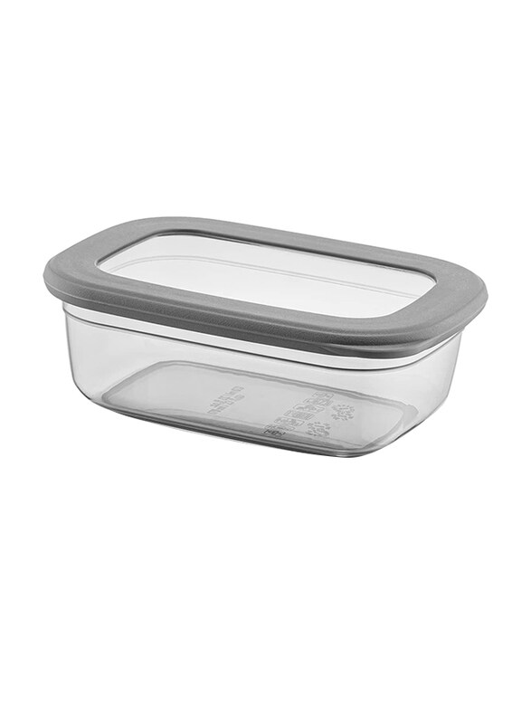 Orchid Plastic Foly Life Airtight Meal Preparation Re-Usable Food Storage Box with Locking Lids, 670ml, Grey/Clear
Orchid Plastic Foly Life Airtight Meal Preparation Re-Usable Food Storage Box with Locking Lids, 670ml, Grey/Clear