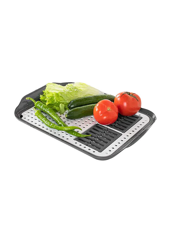 Orchid Foly Life Double Layer Drainer Tray with Dish Rack, Perfect for Draining Dishes, Cup Bowls, Fruits and Vegetables, White/Grey
Orchid Foly Life Double Layer Drainer Tray with Dish Rack, Perfect for Draining Dishes, Cup Bowls, Fruits and Vegetables, White/Grey