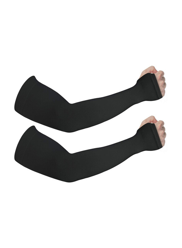 DubaiGallery 2 Piece Outdoor Sports Sun Protection UPF 50 Arm Sleeves for Men & Women, Black
DubaiGallery 2 Piece Outdoor Sports Sun Protection UPF 50 Arm Sleeves for Men & Women, Black
