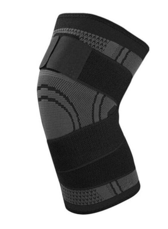 Generic Pressurized Winding Knit Compression Sports Knee Pad, Medium, Black/Grey
Generic Pressurized Winding Knit Compression Sports Knee Pad, Medium, Black/Grey